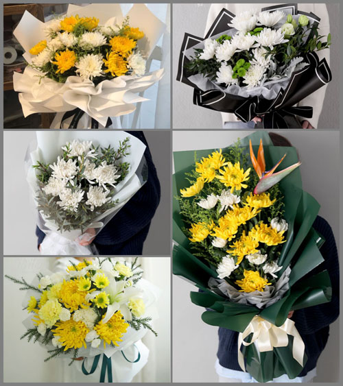 江苏南京溧水区白事花束代送
